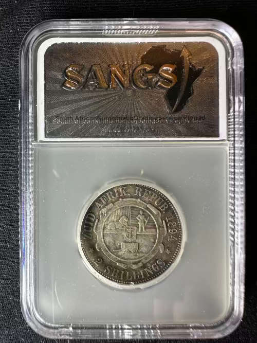 1894 * 2 shilling * XF 40 * great grade