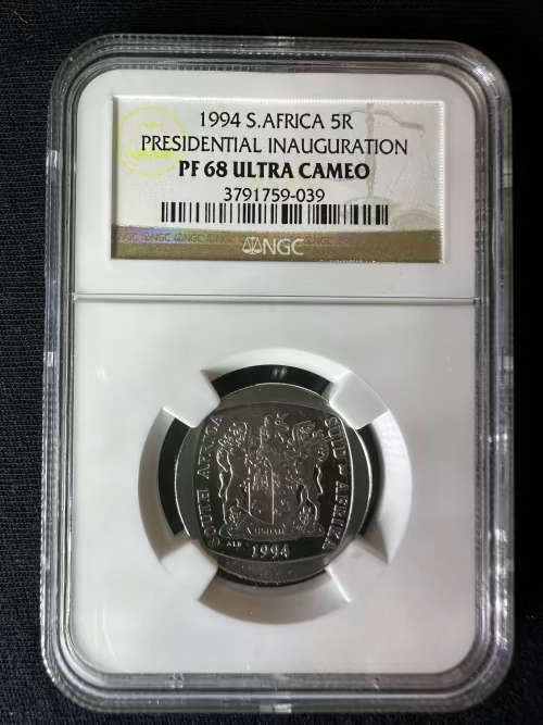 1994 * Presidential inauguration R5 * NGC graded PF68