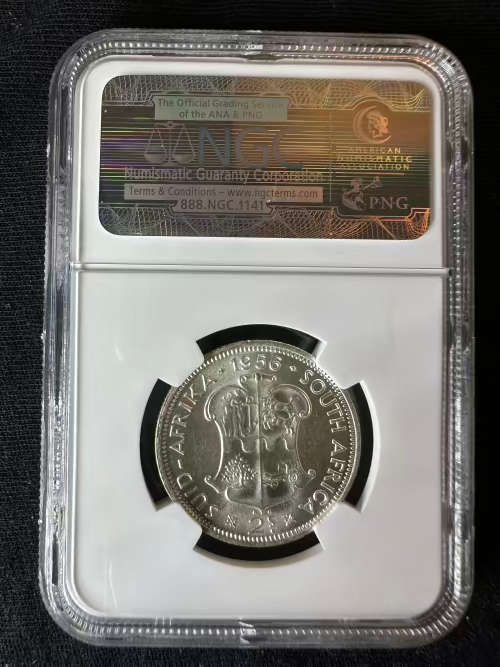 1956 * 2 Shilling * AU58 * NGC graded