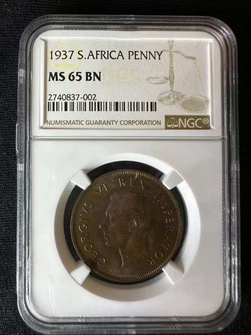 1937 * Penny *   * NGC graded MS65BN * Highest grade * unbelievable coin