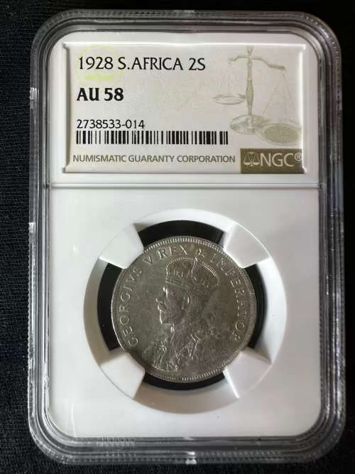 1928  * 2S  *   * NGC graded AU58 * price of unc over R30 000