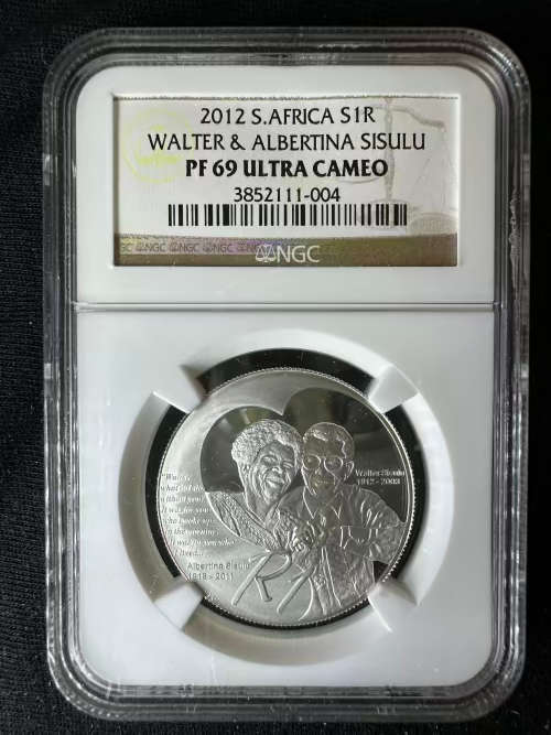 2012 * Silver R1 * Sisulu * Graded PF69 Ultra Cameo