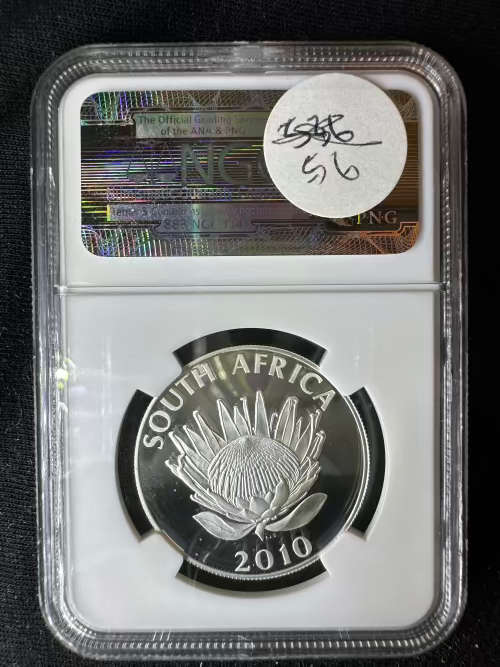 2010 * Gordimer Silver R1 * Graded by NGC * PF69 Ultra Cameo - collect all the Nobels