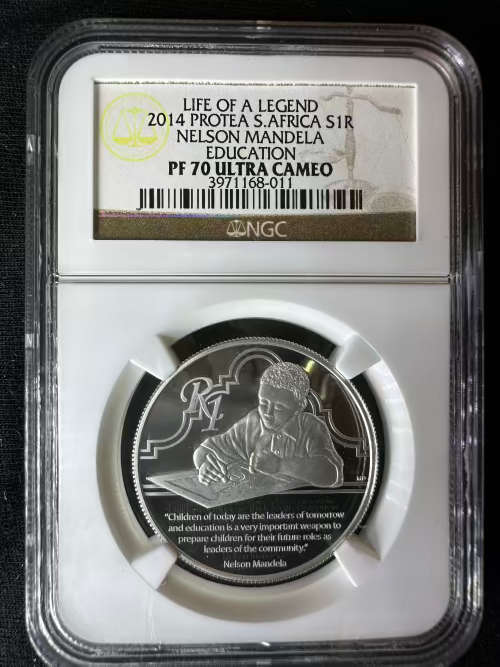 2014 * Mandela series * NGC PF70 * perfect coin