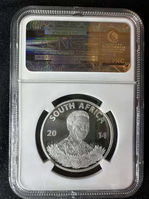 2014 * Mandela series * NGC PF70 * perfect coin