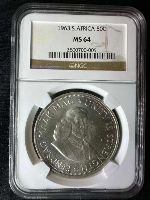 1963 * 50c crown * MS64 * very collectable, not that easy to get better