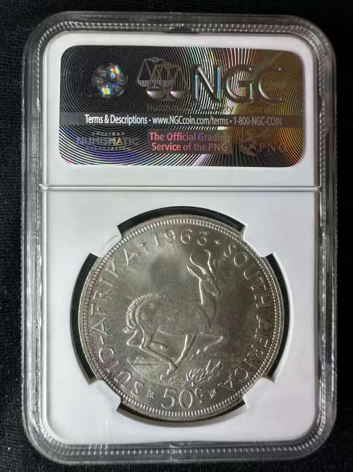 1963 * 50c crown * MS64 * very collectable, not that easy to get better