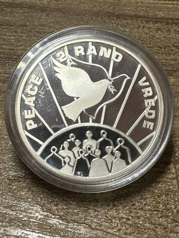 SILVER TWO RAND Proof - 1993 - Peace