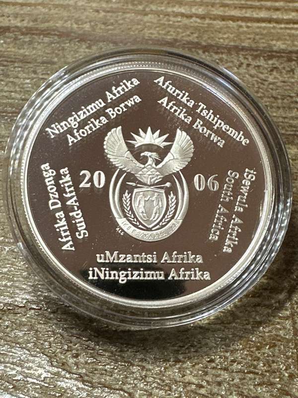 SILVER TWO RAND Proof - 2006 - World Cup Soccer