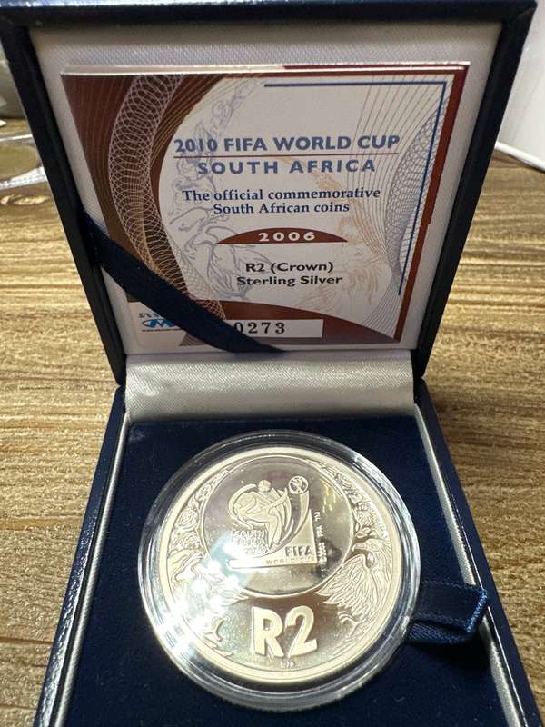 SILVER TWO RAND Proof - 2006 - World Cup Soccer