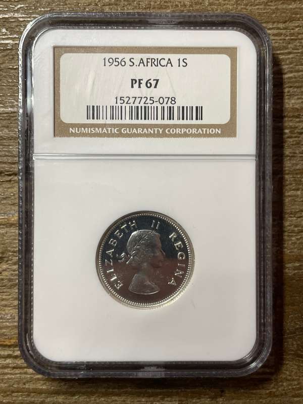 1956 * Shilling * PF67 * only 1 better* absolute clear fields could be the next PF 68