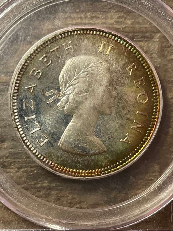 1957 * 2 Shilling * PF67 * matches highest grade at Ngc
