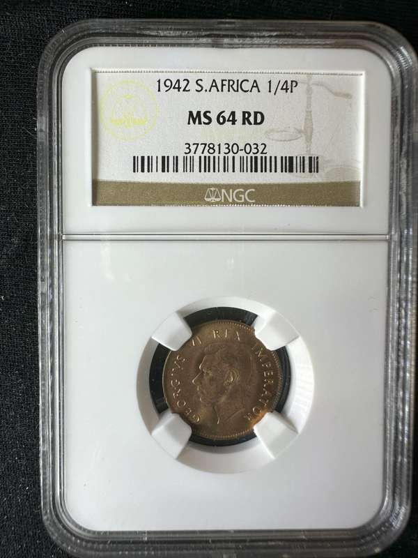 1942***1/4P***MS64RD***Wow, brilliant uncirculated