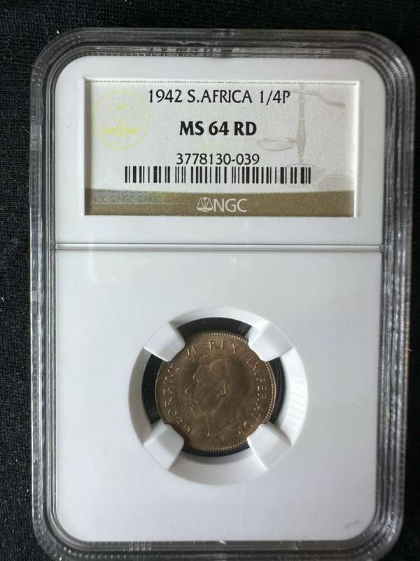 1942***1/4P***MS64RD***Wow, brilliant uncirculated