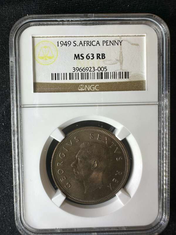 1949***Penny***MS63RB***seldom available