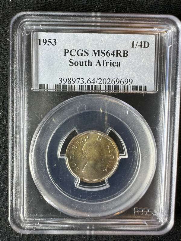 1953***1/4D***MS64RB***decent grade , very collectable