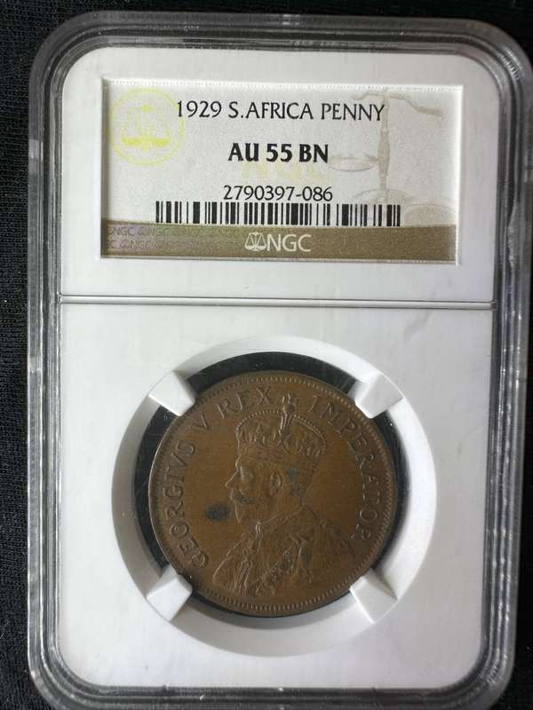 1929***penny***AU55BN***Very collectable