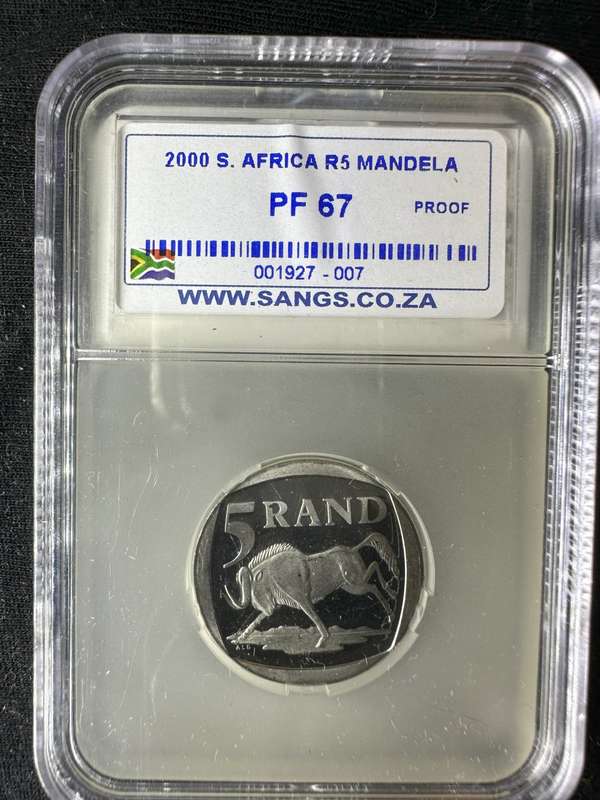 2000***Mandela Smiley***PF67***buy your coins graded