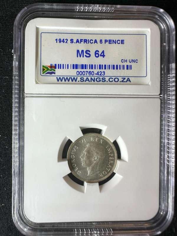 1942***6P***MS64***Wow, brilliant uncirculated
