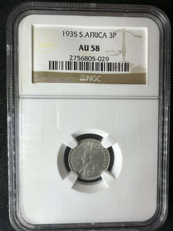 1935***3P***AU58***so close to uncirculated