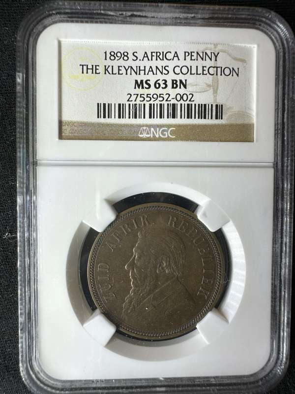 1898***Penny Kleynhans***MS63BN***from a famous collection
