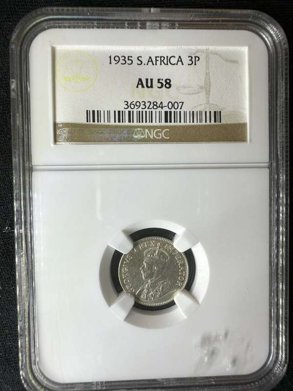 1935***3P***AU58***So close to mint state