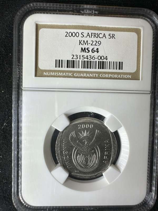 2000***R5 KM-229***MS64RB***buy your coins graded