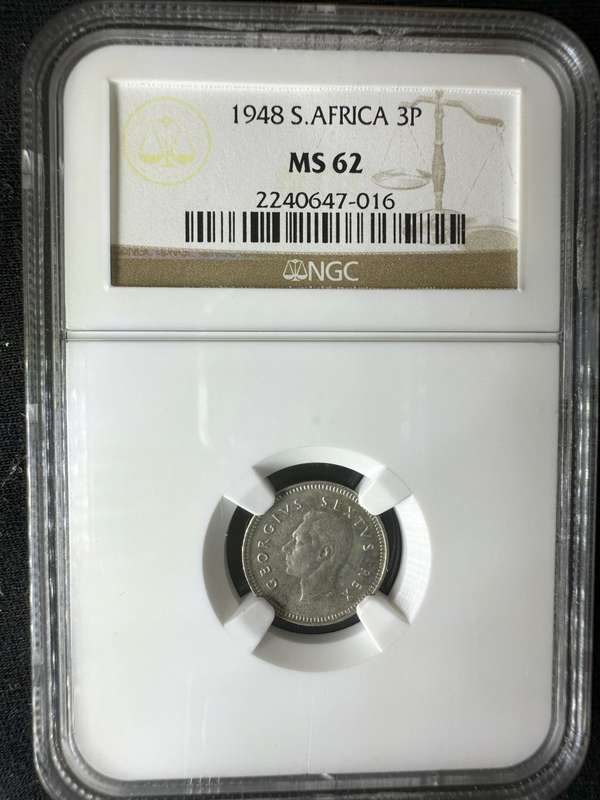 1948***3P***MS62***Excellent price