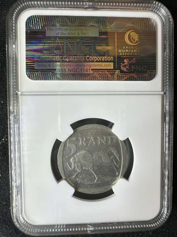 2000***Mandela Smiley***AU50***buy your coins graded