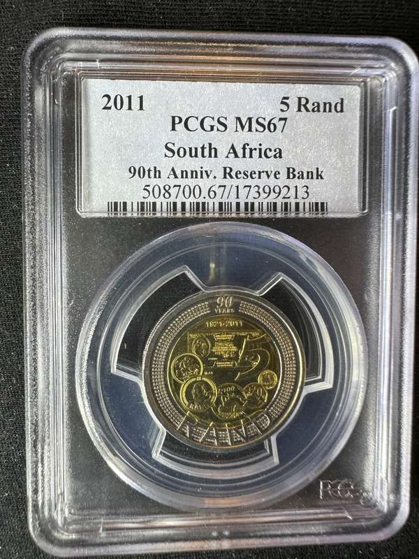 2011***SARB 90th Anniversary***MS67***Seldom on offer