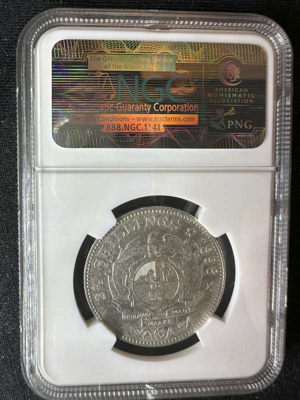 1896***2.5S***AU53***highest grade when listing