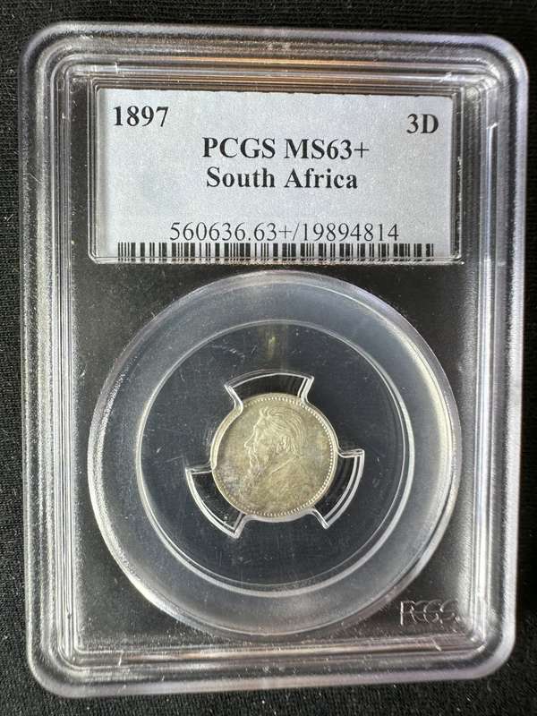 1897***3D***MS63+***amazing coin high grade