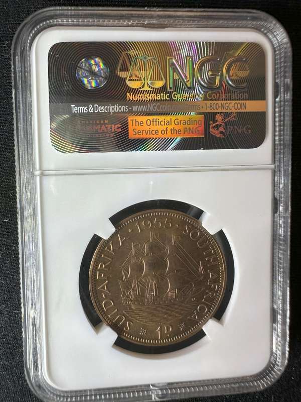 1955***Penny***PF65RD***buy your coins graded