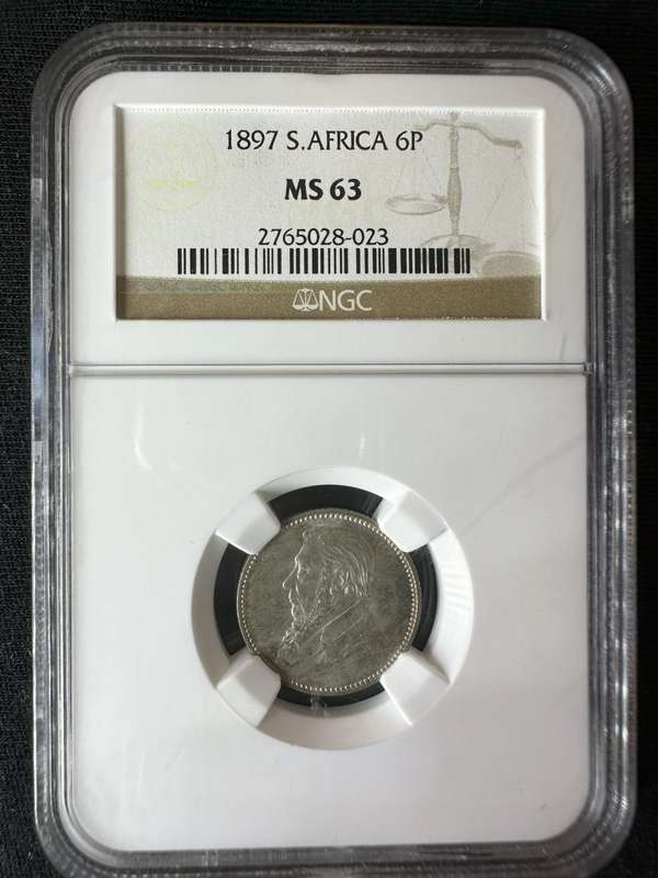 1897***6P***MS63***amazing coin high grade