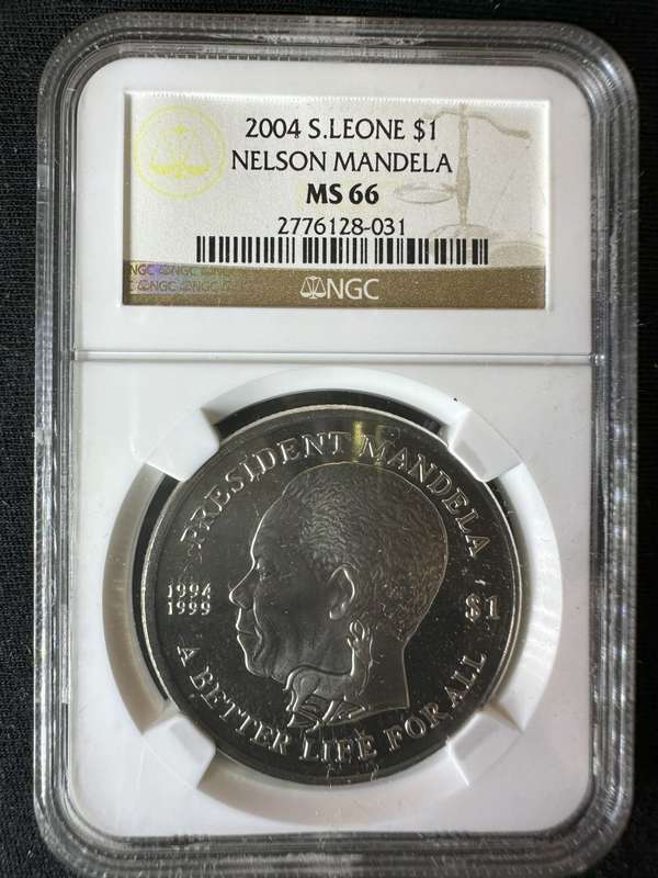 2004***S.Leone ***MS66***buy your coins graded