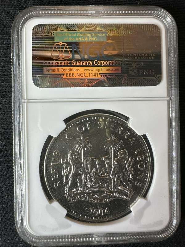 2004***S.Leone ***MS66***buy your coins graded