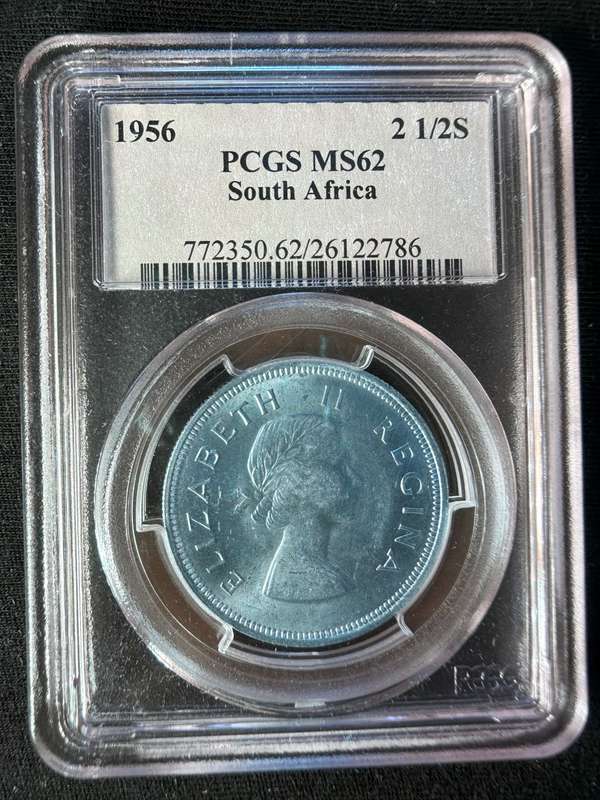 1956***2.5S***MS62***buy your coins graded