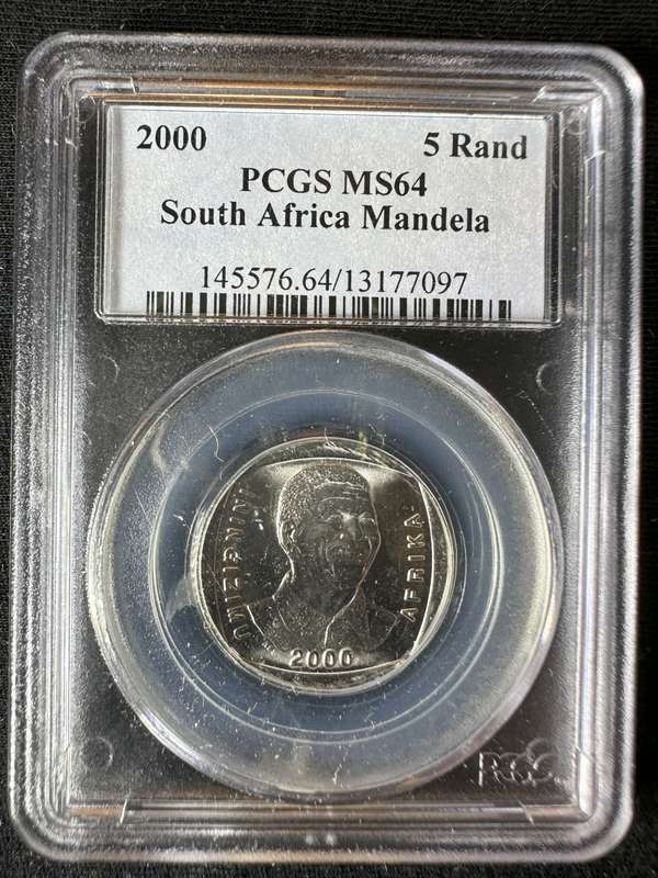 2000***Mandela Smiley***MS64***buy your coins graded