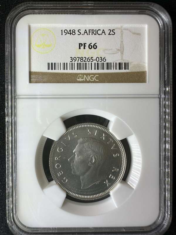 1948***2 Shilling***PF66***Mintage of only 1120