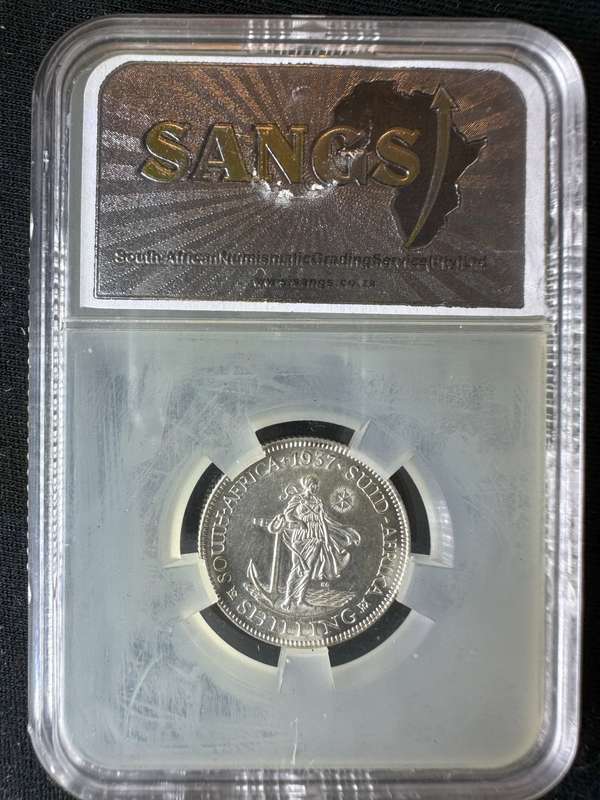 1937***Shilling***AU55***SANGS graded