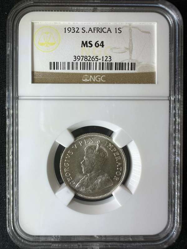 1932***Shilling***MS64***High high grade