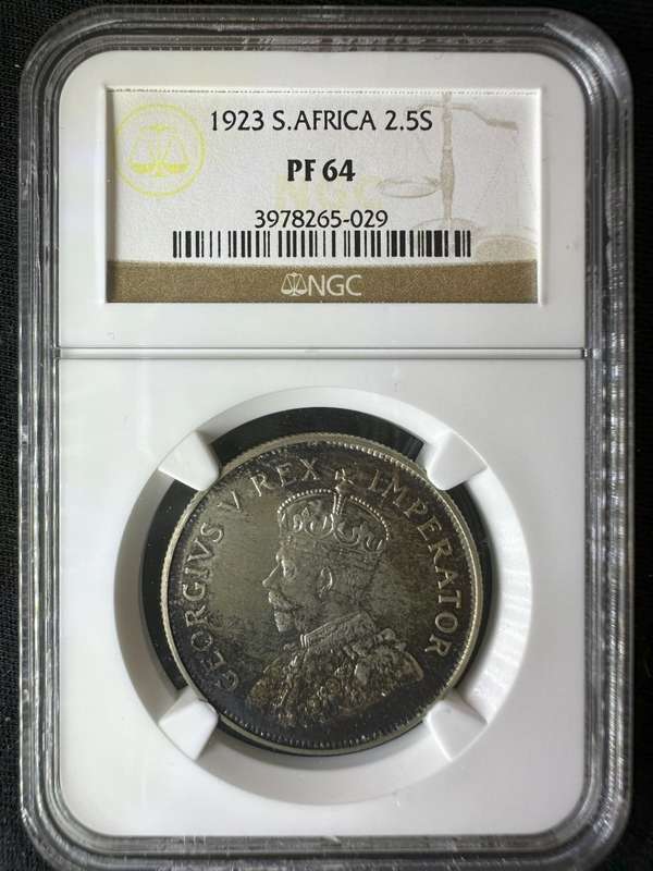 1923***2.5S***PF64***NGC graded mintage of 1402