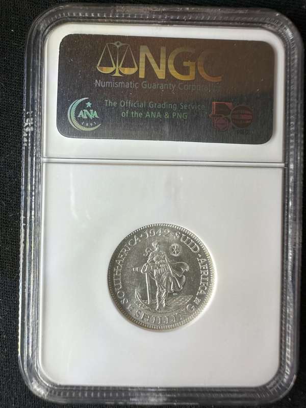 1942***Shilling***AU58***Bakewell collection