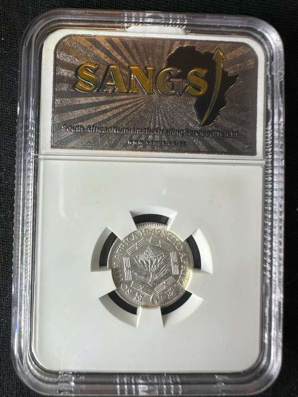 1942***6P***AU58***Sangs graded
