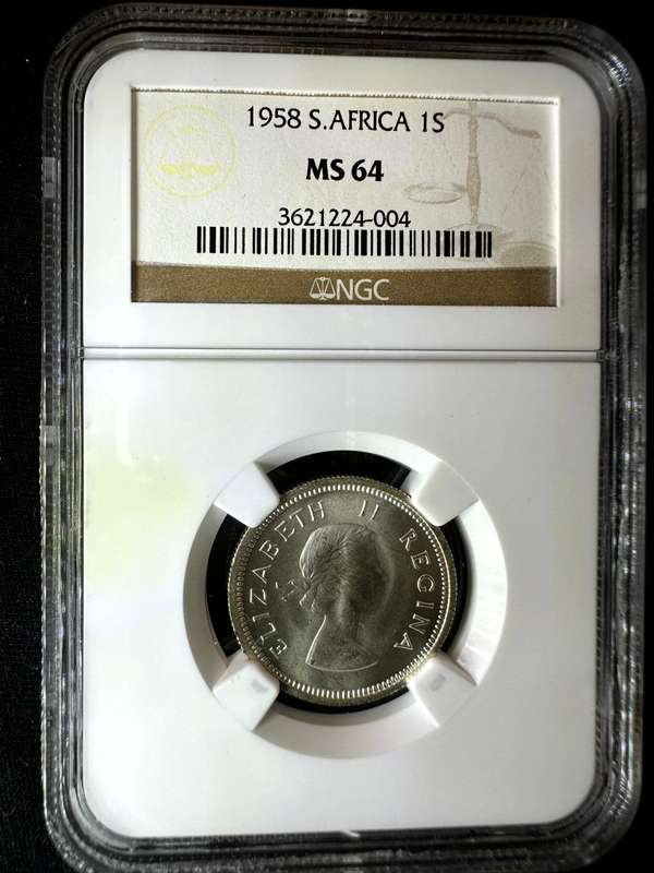 1958***Shilling***MS64***NGC