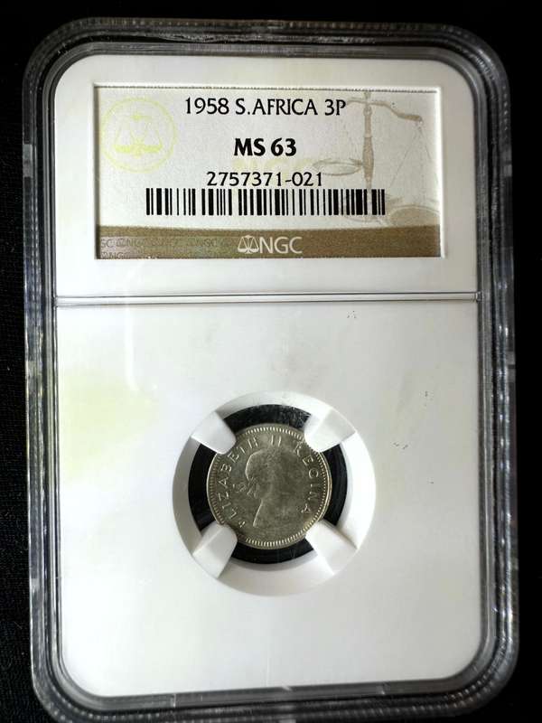 1958***3P***MS63***NGC