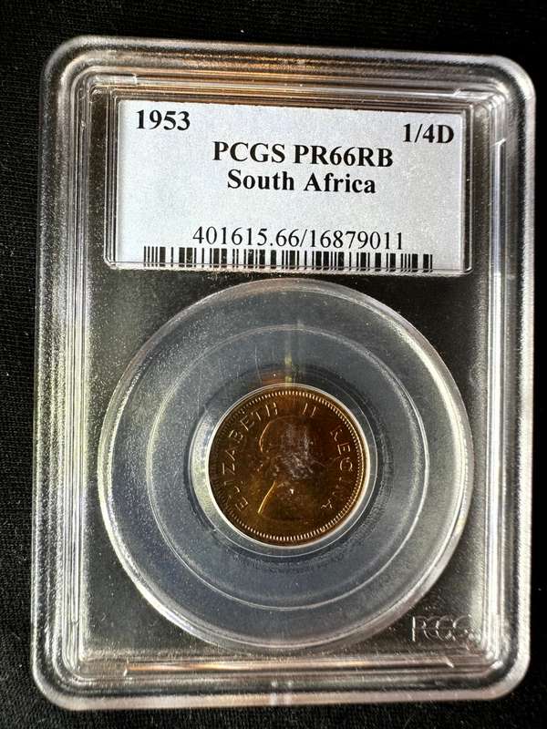 1953***1/4P***PF66RB***PCGS high grade