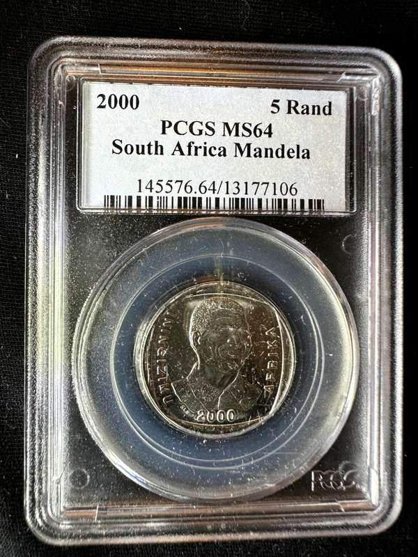 2000***R5 Smiling Mandela***MS64***PCGS