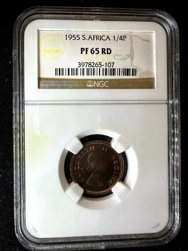 1955***1/4P***PF65RD***NGC