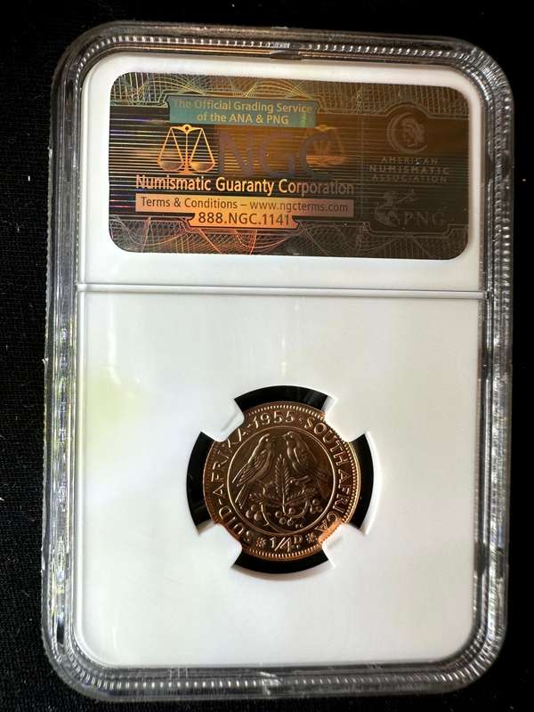 1955***1/4P***PF65RD***NGC